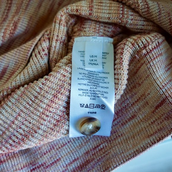 Free People 100% Cotton Mercury Space-Dye Sweater Size M - Picture 10 of 11